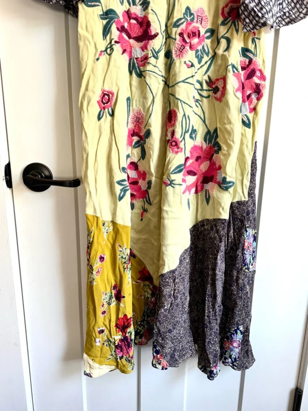 Free People River Market Mixed Print Dress S - Picture 8 of 12